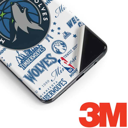 NBA Minnesota Timberwolves Historic Blast Galaxy S9 Skin